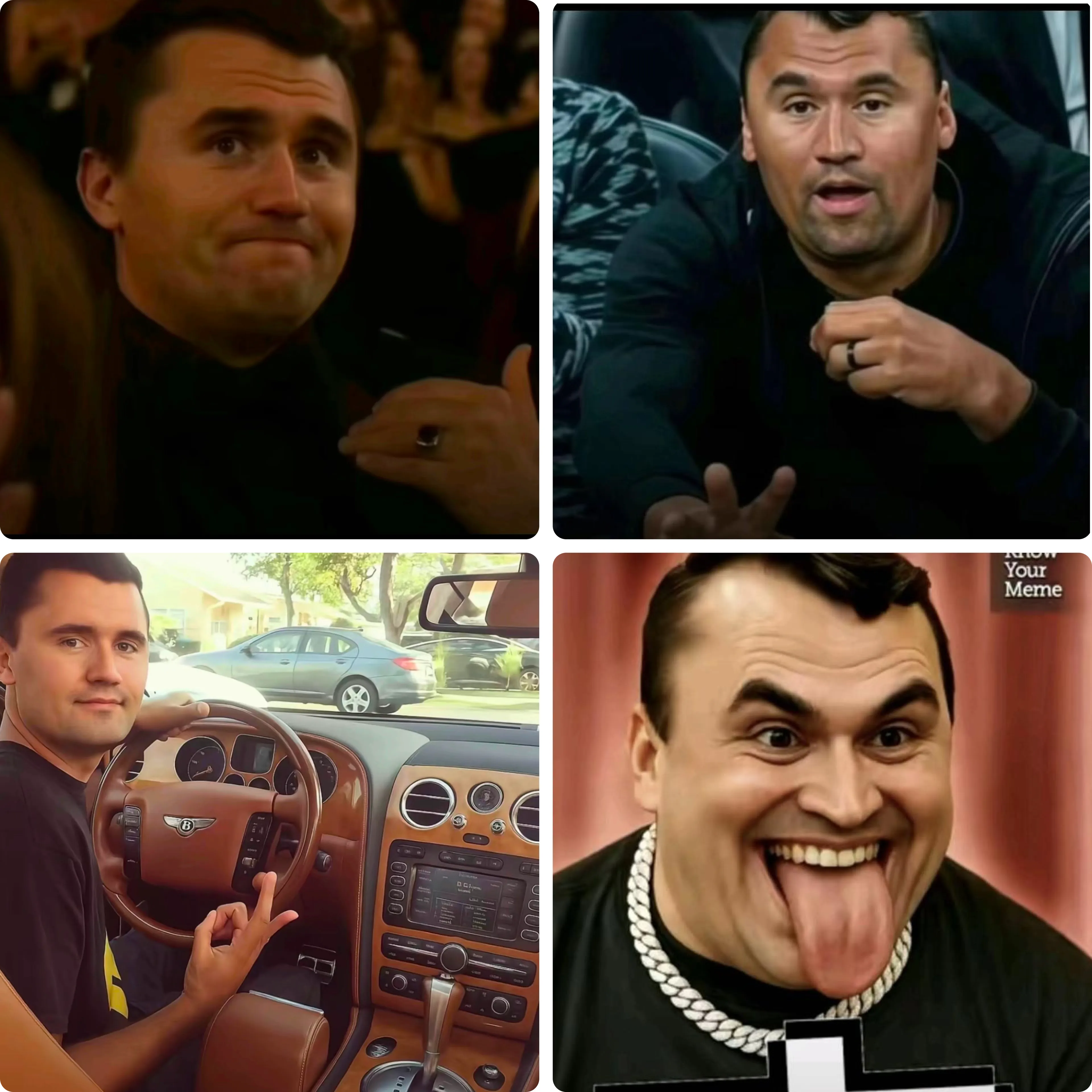 Kirkify AI 搞笑换脸示例 - Charlie Kirk 面部缩小表情包生成器