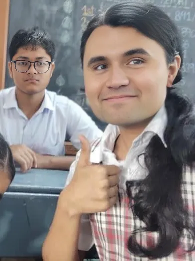Kirkify AI face swap meme - two friends transformed with Charlie Kirk small face effect